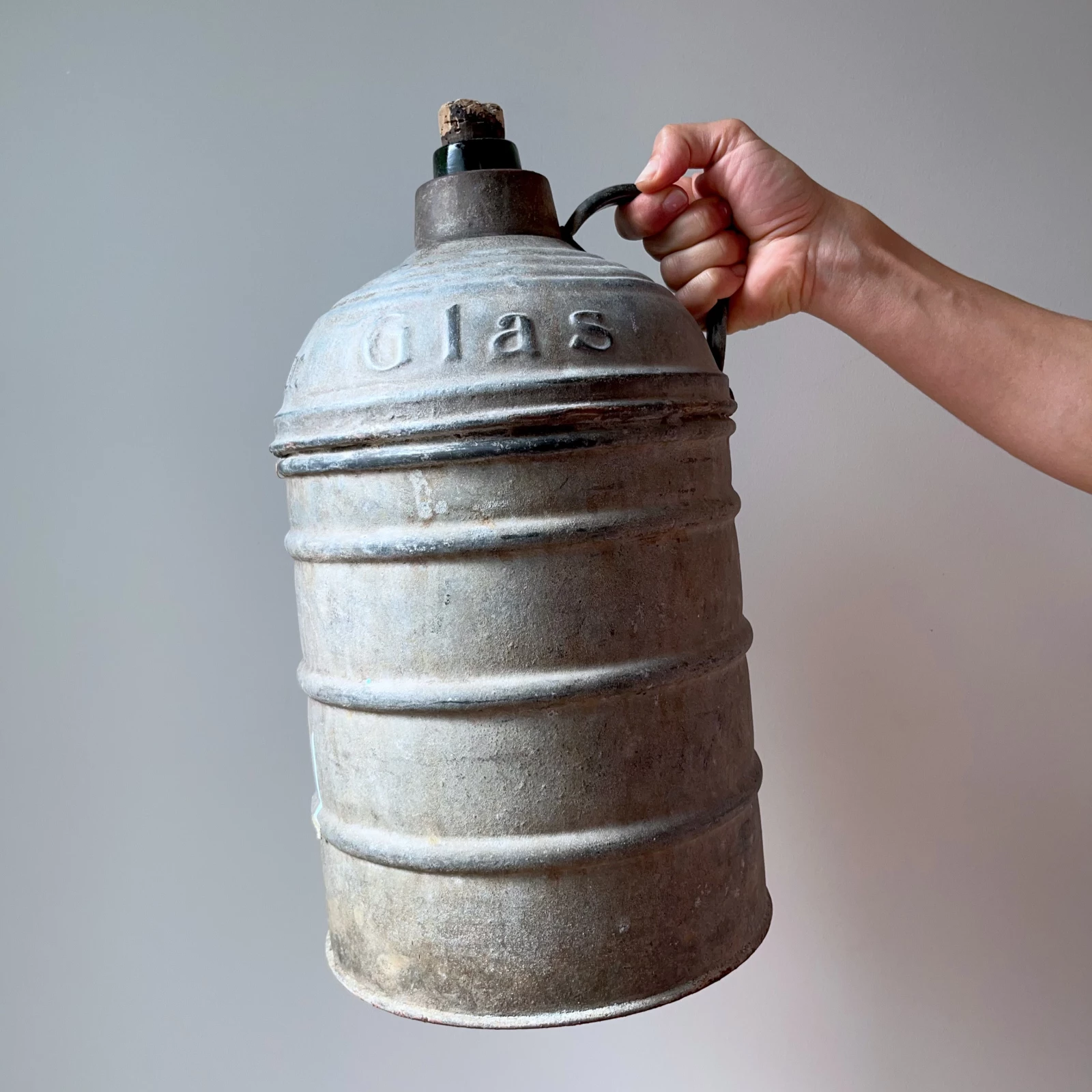 Dame jeanne bidon zinc 5L • Yo la broc