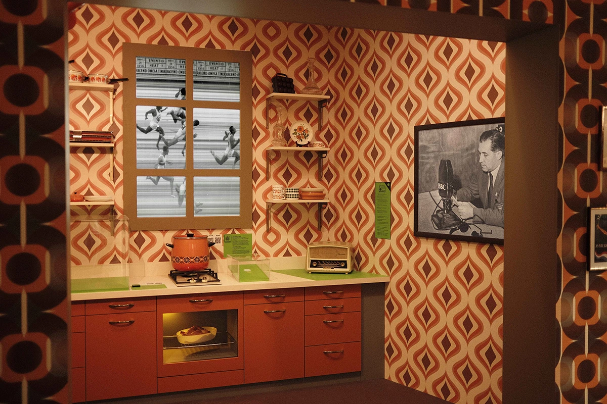 Cuisine dans l'exposition Longueurs d'avance